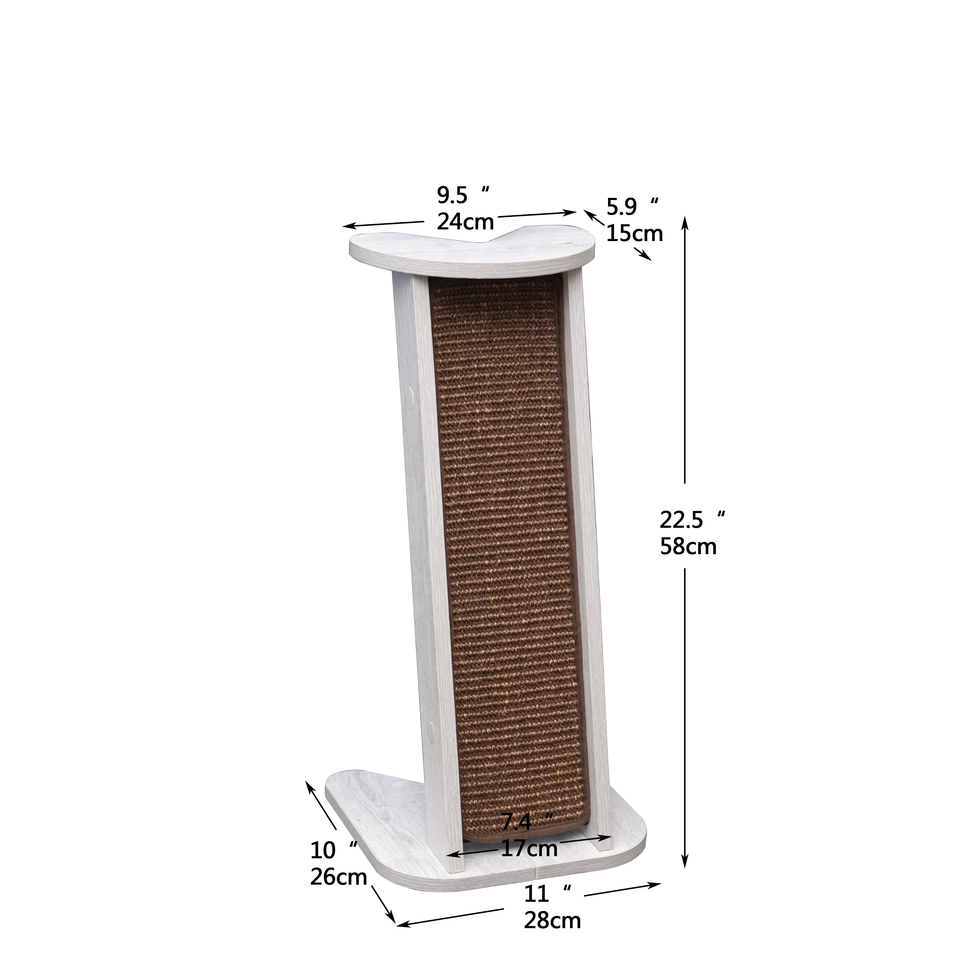 Petpals 22.5" *2 Pieces Furniture Protector Cat Scratching Post Made of Laminated Wood Board