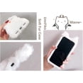 thumbnail image 4 of Cartoon Doll Toy Cat iPhone 12 Pro Case, Fluffy 3D Cute Plush Fur Animal Soft Cover with Bracket Stand Compatible with iPhone 6s Case (Plush Kitten Wh, 4 of 4