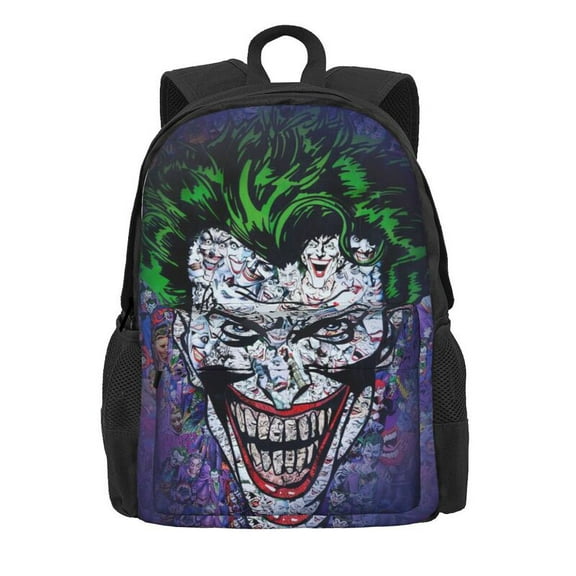 Joker Backpack Computer Bag Hiking Bookpack Travel Backpack For Adult 16.5in