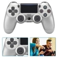 thumbnail image 1 of Ndcxsfigh Controlador Inalámbrico 600mAh Panel Táctil Compatible Con para PS4 (Plata), 1 of 9
