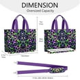 thumbnail image 3 of Mandala Canvas Tote Bag for Women with Compartments, Large Classic Teacher Student Shoulder Bag Nurse Purses Crossbody Bags Work Laptop Book Bag Satchels Handbags, 3 of 6