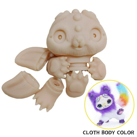Jouets animaux en peluche pour bébé de 46CM, DIY, moule vierge, chaton non peint, kit de poupée non fini, Reborn sin pintar