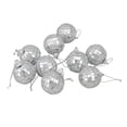 thumbnail image 2 of Northlight Mirrored Disco Ball Christmas Ornaments - 1.5" (40mm) - Silver - 9ct, 2 of 4