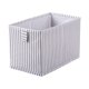 thumbnail image 1 of Inteprter Caja de almacenamiento Contenedores de tienda de ahorro de espacio Manija duradera Ventana visual Cajas para el hogar Manta Ropa Almacenamiento y organización del hogar Blanco 1, 1 of 6