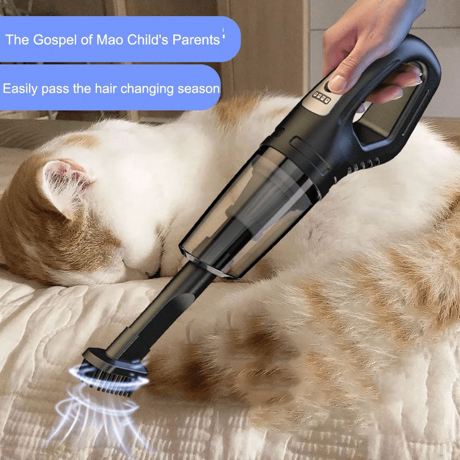 12W Car Cordless Vacuum Cleaner Portable Wet Dry Vacuum Cleaner Powerful Suction Handheld Vacuum Lightweight for Vehicle/Home