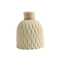 thumbnail image 5 of TISHITA Flower Vase Minimalist Desktop Ornament Gift Bud Vases for Wedding Home Desk Beige, 5 of 8