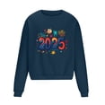 thumbnail image 3 of Sudadera sin capucha para hombre, sudadera con estampado del año 2025, jersey de cuello redondo, manga larga, para ejercicio, sin sombrero, abrigo, sudadera con capucha, blusa de poliéster para hombre, 3 of 4