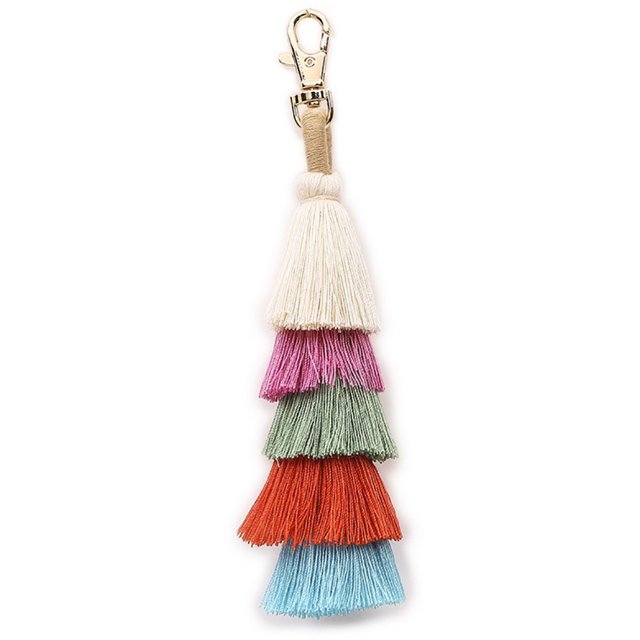 Tassel Keychain Fashion Multipurpose Key Ring Pendant Pom Pom Tassel Bag Charm