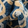 thumbnail image 3 of Well Woven Lev Blue & Ivory Links Geometric Area Rug 6'7" x 9'3", 3 of 7