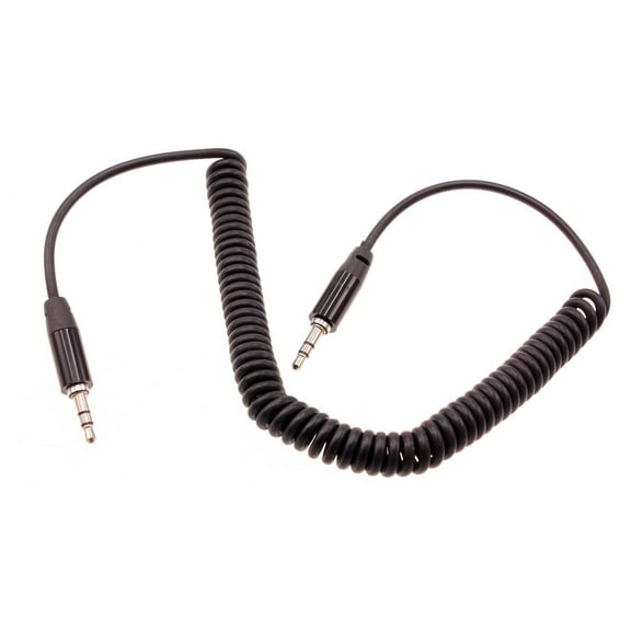 3.5mm Aux Cable Adapter Car Stereo Aux-in Audio Cord Speaker Jack Wire Coiled G5N for Samsung Galaxy XCover FieldPro S7 Active Tab 4 NOOK 10.1 (SM-T530) A 9.7 TabPRO 8.4 SM-T530 2 10.1 S8