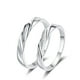 thumbnail image 2 of Anillo de pareja de plata de ley 925 Anillo de moissanita para mujer Regalo de San Valentín Chapado en oro pt950 Meson, 2 of 5