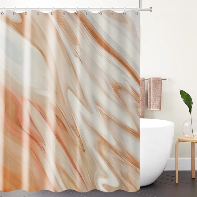 Brick Rustic Grunge Vintage Decor Shower Curtain Red & Blue Bathroom Decor Polyester Fiber with Plastic Rings QuickDrying Waterproof for Bathtubs/Bathroom Perfect for Industrial Chic (72"