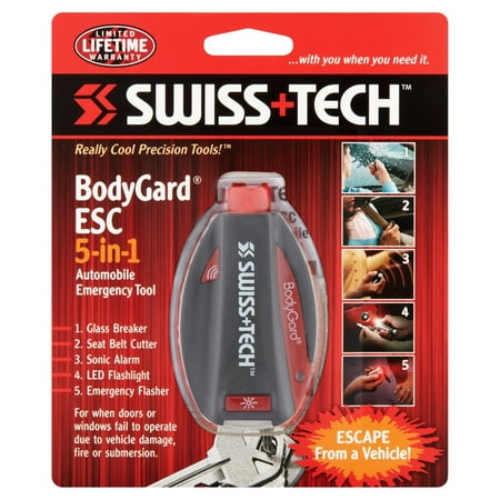 Swiss+Tech BodyGard ESC 5-in-1 Automobile Emergency Tool
