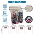 thumbnail image 6 of 4th of July Table Runner 72 Inches, USA Flag Gnomes Independence Day Rustic Bed Runner Dresser Scarves Tabletop for Indoor Outdoor Parties/Ceremony/Banquet, 14" x 72", 6 of 9