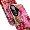 thumbnail image 2 of Pink Floral Artistic Phone Case, Elegant Botanical Flower Pattern iPhone Cover, Unique Protective Case for iPhone 17 16 15 14 13 12 11 Plus Pro Max Mini, 2 of 6