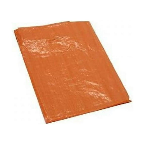 Harpster Tarps 6' x 20' High Visibility Orange 3.3 oz. Poly Tarp 8 Mil