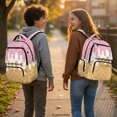 thumbnail image 2 of HELLHERO Durable School Bag for Elementary School Back to School, 600D Polyester Lightweight Bookbag, Ice Cream Drip & Sprinkle Print, 2 of 5