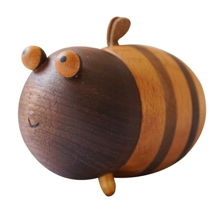 

Drany Toothpick Holder Large Capacity Easy Access Hole Design Wood Bee Shape Toothpick Holder Friends Gift Restaurant Accessories