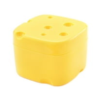 Zmeidao Cheese Storage Container with Lid, Plastic Refrigerator Storage Box for Cheese Vegetables Fruits