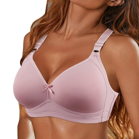 

Bras For Women High Support No Steel Ring Push Up Seamless Solid Color Bra Underwear