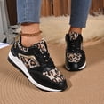 thumbnail image 5 of NOKIO Women's Fashion Sneakers Casual 𝖫a𝖼e Up Athlet𝗂c Shoes Lightweight Skate Shoes Breathable Wide Width Sport Shoes Comfortable Walking Footwear for Commute Sports Workout, 5 of 9