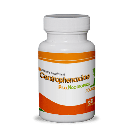 PeakNootropics Centrophenoxine Capsules - 60 Count 200 mg Veggie Caps - Nootropic (Best Nootropic For Creativity)