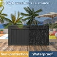 thumbnail image 5 of Patiowell 120 Gallon Large Deck Box, Outdoor Lockable Storage Box for Gardening Tools, Waterproof Deck Box for Patio Furniture, 5 of 6
