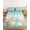 Green Teal, variant on Cal.King Size Fitted Sheet Set - Coastal Beach 3 Piece Bedding Sets 16" Deep Pocket Fitted Sheet with 2 Pillowcases, Ocean Wave Summer Sea Starfish Coral Teal Beige Microfiber Hotel Bed Sheets