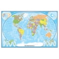 thumbnail image 1 of World Classic Wall Map Poster Mural (48x70 Laminated), 1 of 4
