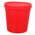 thumbnail image 3 of PAMINGONO Red Silicone Popcorn Tub Reusable 1Pcs for Snack Stores and Business Owners, 3 of 7