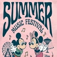 thumbnail image 3 of Disney - Mickey & Friends - Mickey & Minnie - Summer Music Festival - Spinning Classic Tunes - Toddler And Youth Girls Raglan Graphic T-Shirt, 3 of 5