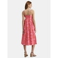 thumbnail image 2 of Time and Tru Women's Smocked Midi Dress, Sizes XS-XXXL, 2 of 5