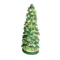 thumbnail image 1 of Figura de árbol de Navidad, Mesa, árbol de Navidad, Luz LED, árbol de Resina, Decoración, Luz de Noche, Adorno para Sala de Estar, Sala de Estudio, Re 30 centímetros, 1 of 9