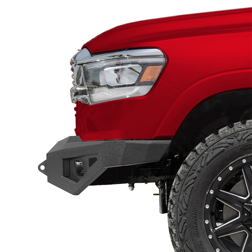Hooke Road Front Bumper Fit 2019 2020 2021 2022 2023 Dodge Ram 1500 (Excluding EcoDiesel, Rebel, TRX ,1500 Classic)