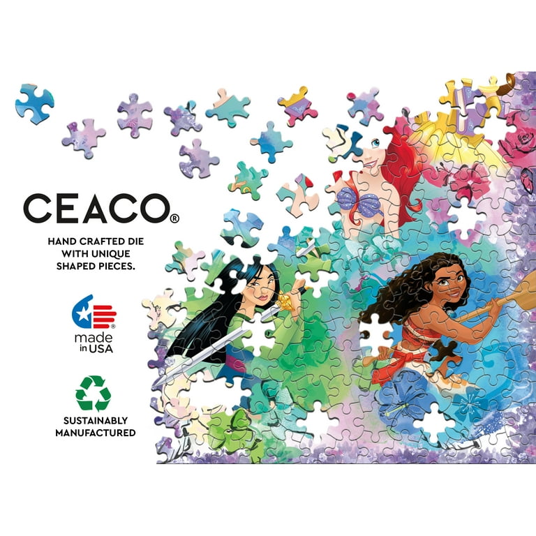 Ceaco 300 Piece Disney Princess Collection Jigsaw Puzzle with Ceaco 300 Piece Disney Princess Collection Jigsaw Puzzle with