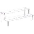 thumbnail image 2 of 1 set 2-Tier Transparent Screwdriver Organizer Holder Rack Hand Tools Storage Stand Risers Clear Finish Product: 30x14x10cm, 2 of 5