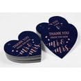 thumbnail image 4 of Inkdotpot Thank You From The New Wedding Bottle Tag Real Rose Gold Foil Favor Hang Tag 100 Pack, 4 of 6