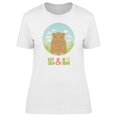 thumbnail image 1 of Cool Bear Keep Calm & Be Brave Tee Women's -Image by Shutterstock, 1 of 1