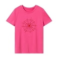 thumbnail image 1 of Camiseta para mujer Camiseta básica Camiseta de cuello redondo de ajuste regular para viajar y desplazarse L, 1 of 7