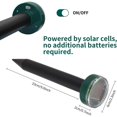 thumbnail image 2 of Paquete de 4 repelentes de topos solares ultrasónicos Repelente de topos inteligente solar Caza de topos Combina sonidos y carga solar Dispositivo impermeable para jardines al aire libre Cé esquí esquí Gafas de esquí, 2 of 5
