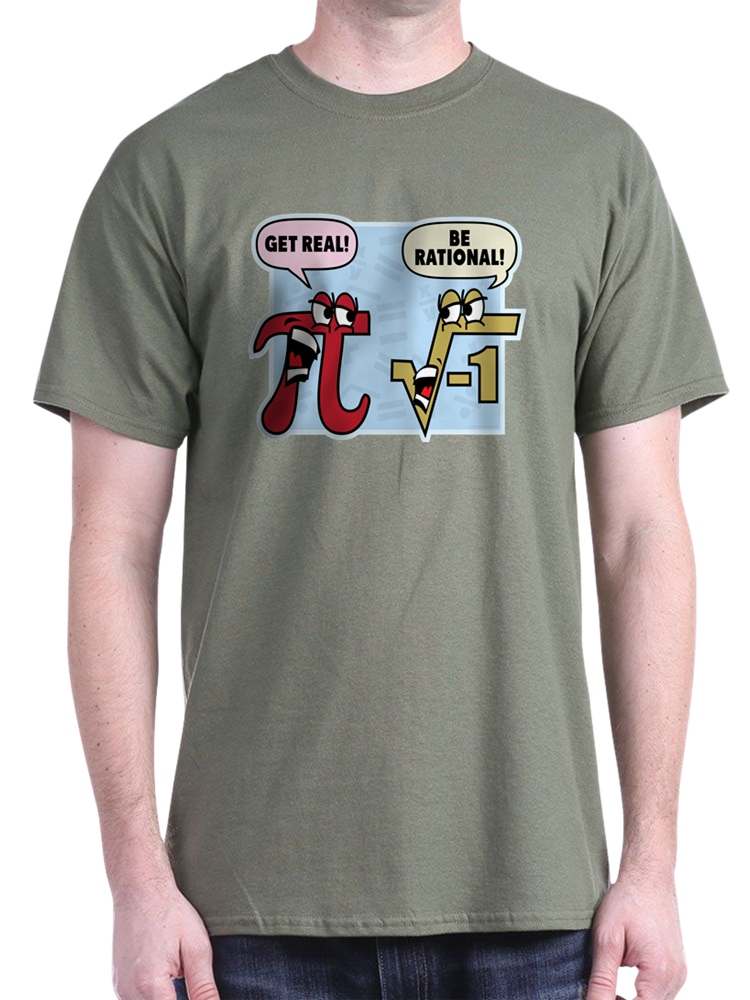 t shirt get real be rational