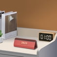 thumbnail image 1 of Ganfancp 2025 Mini Calendario de Escritorio Horizontal Color Sólido Planificador Diario de Oficina Libro de Autodisciplina Ornamento de Escritorio Ofertas Del Día 1* Calendario, 1 of 7
