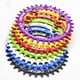 thumbnail image 4 of Yuarrent Placa de disco de diente de bielas piñón 32T bicicletas de montaña de carretera encadenamiento de aluminio hexagonal Type9 NO9, 4 of 6