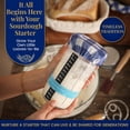 thumbnail image 6 of Sourdough Starter Kit for Beginners with Beginner Guide & 100 Recipes - Sourdough Bread Baking Supplies and Tools, Homemade Bread Gift Set and Sour Dough Accessories for Bakers, 6 of 6