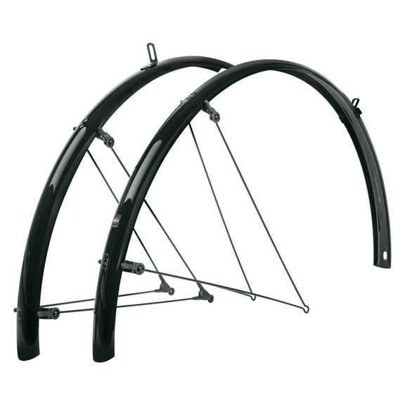 SKS B35 Bluemels Full Coverage Fender Set - 35mm, 700 x 20-28, Black