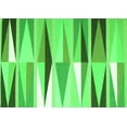thumbnail image 1 of Ahgly Company Indoor Rectangle Abstract Green Contemporary Area Rugs, 2' x 4', 1 of 1