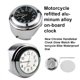 thumbnail image 4 of Kenally Reloj para manillar de motocicleta, reloj luminoso, soporte Universal para bicicletas, esfera brillante resistente al agua, accesorios de Accesorios para motos Negro Kenally VI017963-01B, 4 of 6