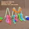 thumbnail image 6 of 50Pack Acrylic Linking Chain Rings, 29mm Plastic C-Clips for DIY, Sky Blue, 6 of 6