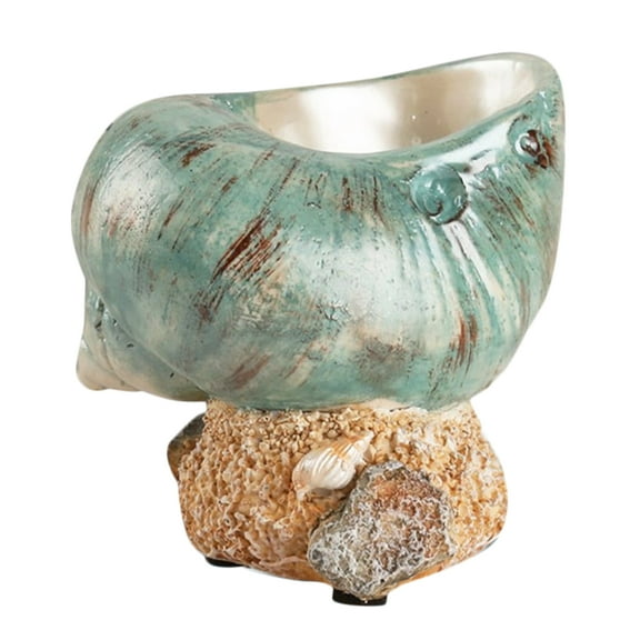 FRCOLOR Coastal Shells Seashell Artwork Mediterranean shell Conch Art Figurine for Home Office