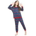 thumbnail image 4 of Purcoar Classic Christmas Deer Print Matching Family Christmas Pajama Set, 4 of 10